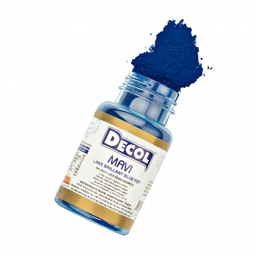 رنگ پودری آبی دکول